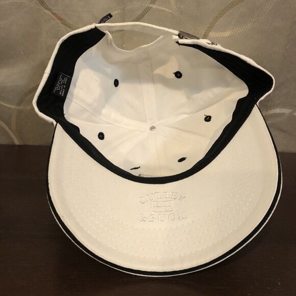 The Prestige Golf Hat Cap Adjustable Strapback Cutter & Buck White Logo Outdoors - Picture 7 of 10